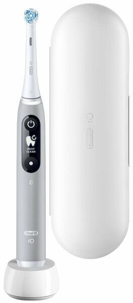 Электрическая зубная щетка Oral-B iO6, серый