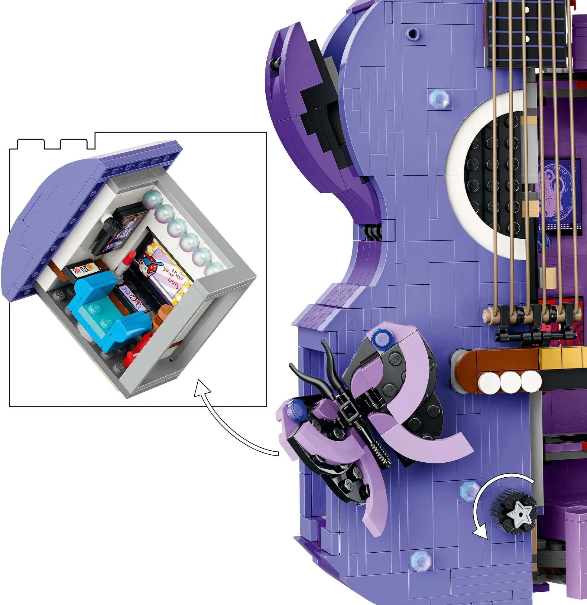 Конструктор LEGO Editions Music 43031 Двойная гитара Оливии Родриго