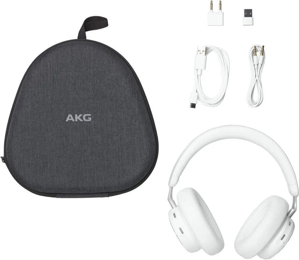 Беспроводные наушники с шумоподавлением AKG N9 Hybrid White