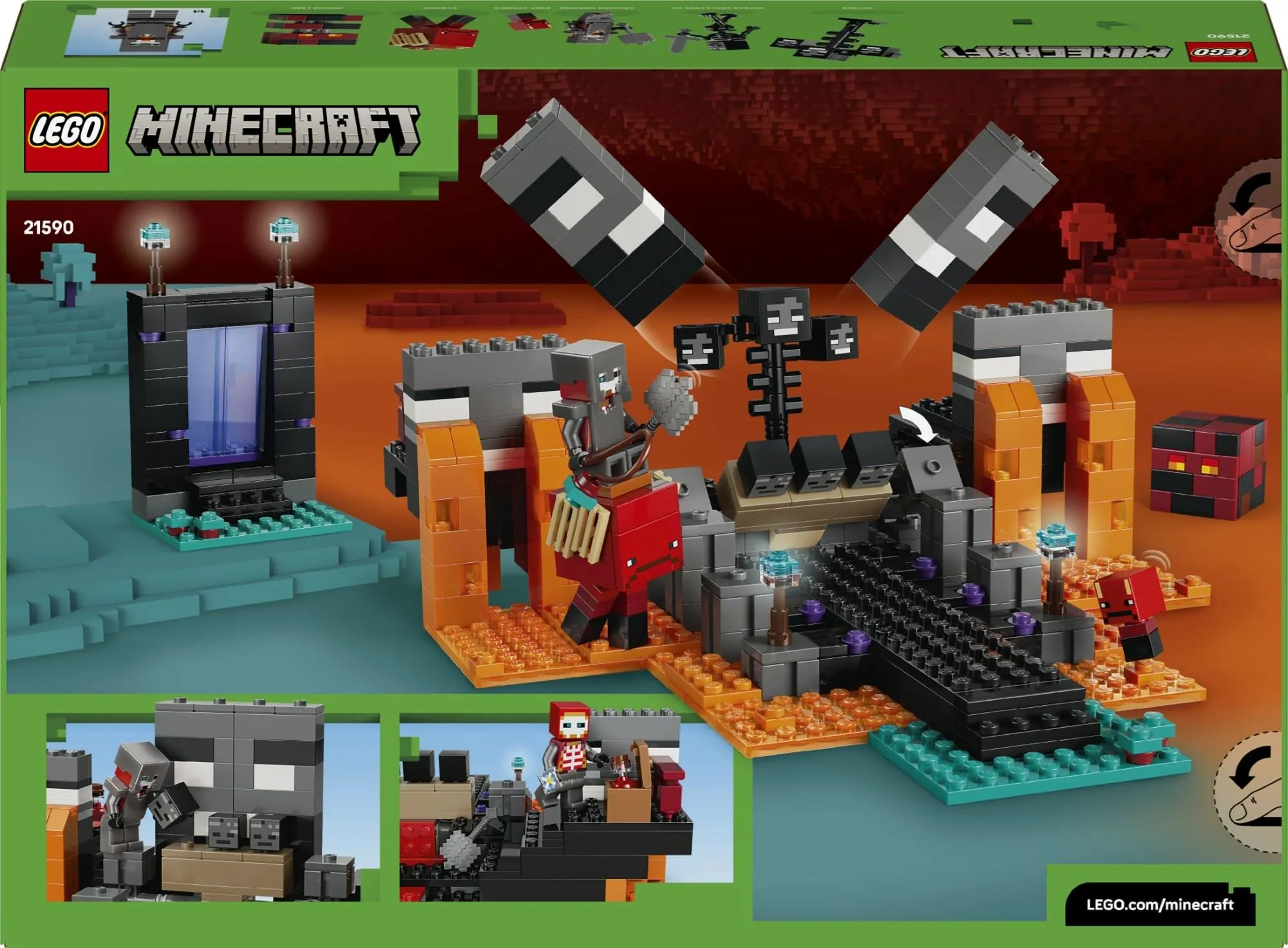 Конструктор LEGO Minecraft 21590 Битва с Уизером
