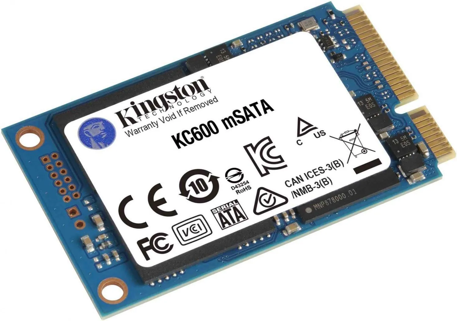 Твердотельный накопитель Kingston KC600 256GB mSATA SKC600MS256G