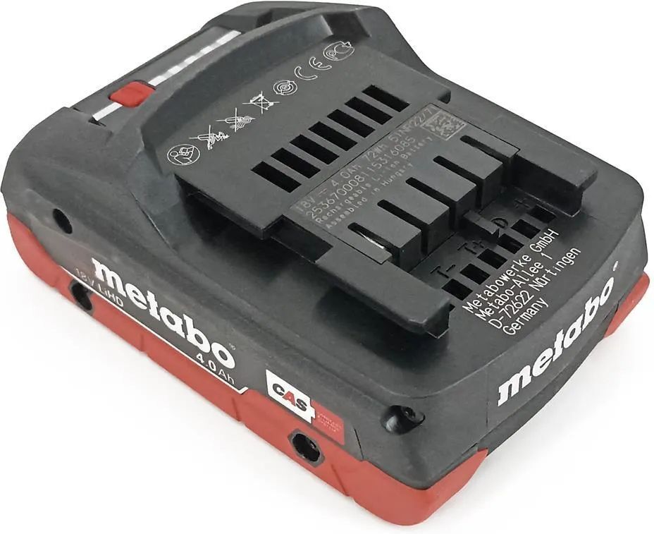 Аккумулятор Metabo LiHD 18 V/4.0 Ah 625367000