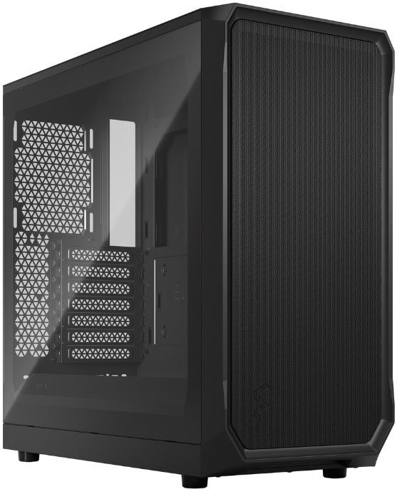 Корпус компьютерный Fractal Design Focus 2 Black Tg Clear Tint (FDCFOC2A01)