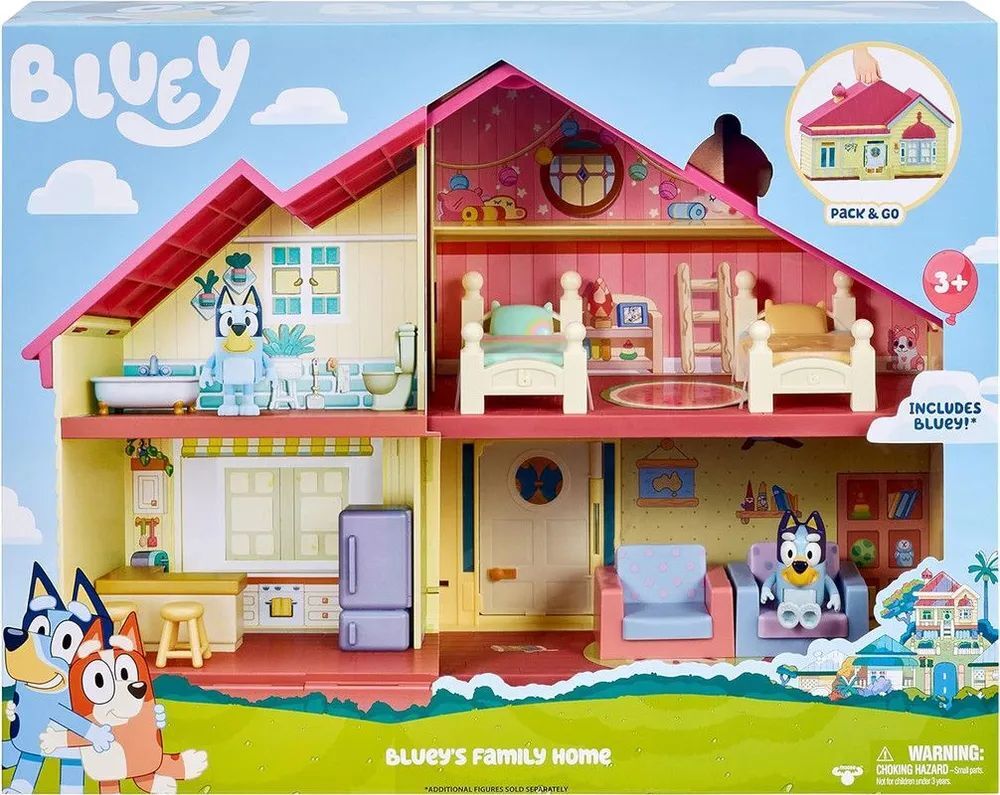 Набор игрушек Moose Toys Bluey Family Home Playset