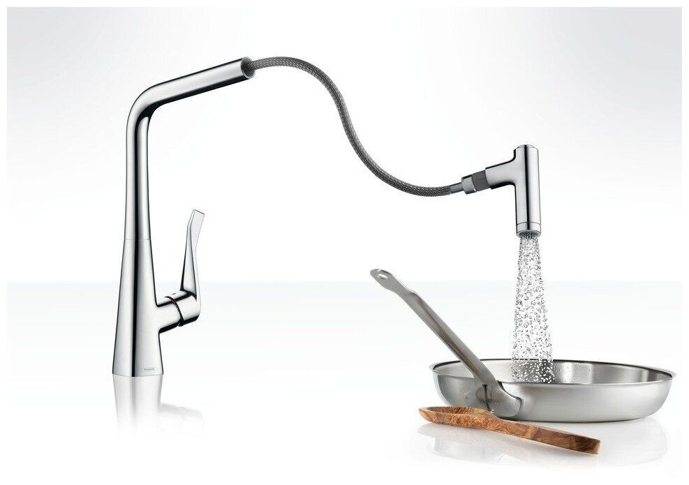 Смеситель для душа hansgrohe Metris 14834000 серый