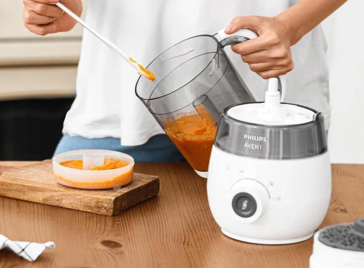 Блендер-пароварка Philips Avent 4-в-1 SCF883/20бл