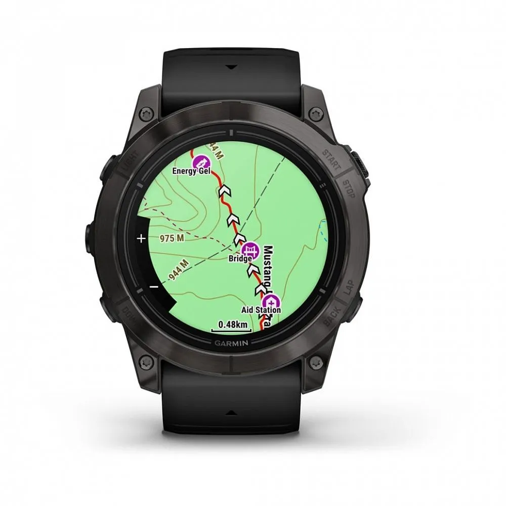 Часы Garmin Epix 2 Pro 51mm Sapphire Carbon Grey Black Band (010-02804-01)