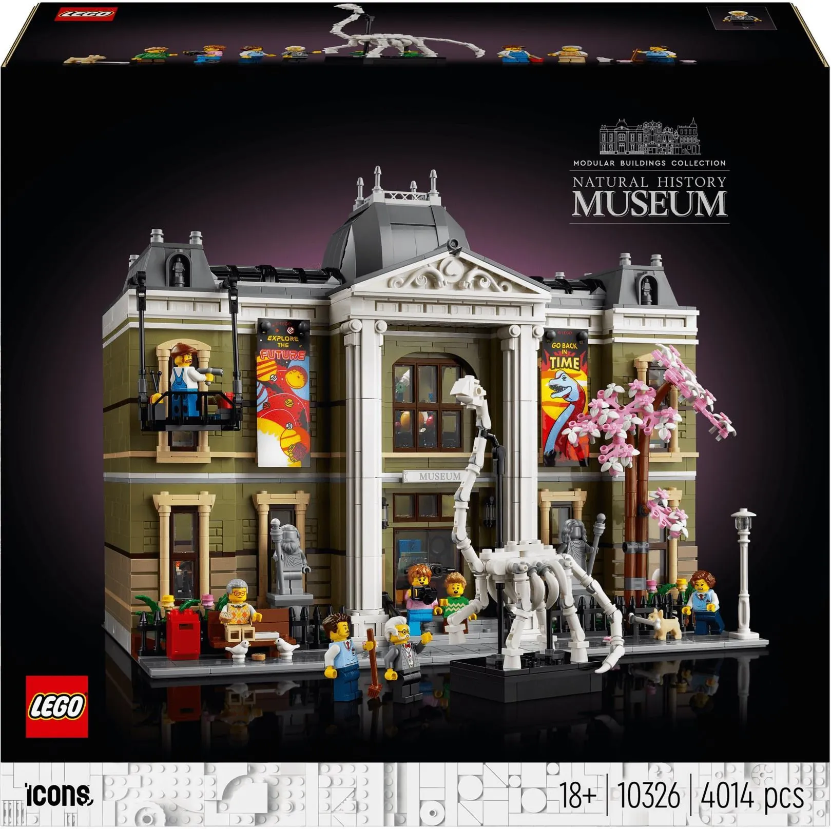 Конструктор LEGO Icons 10326 Музей естественной истории
