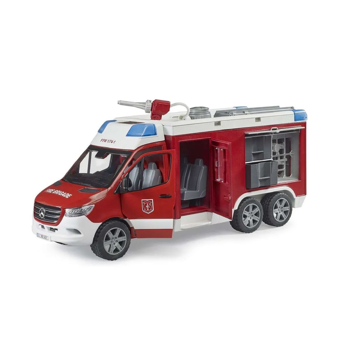 Bruder 02680 "Пожарная машина Sprinter со светом и звуковым модулем"