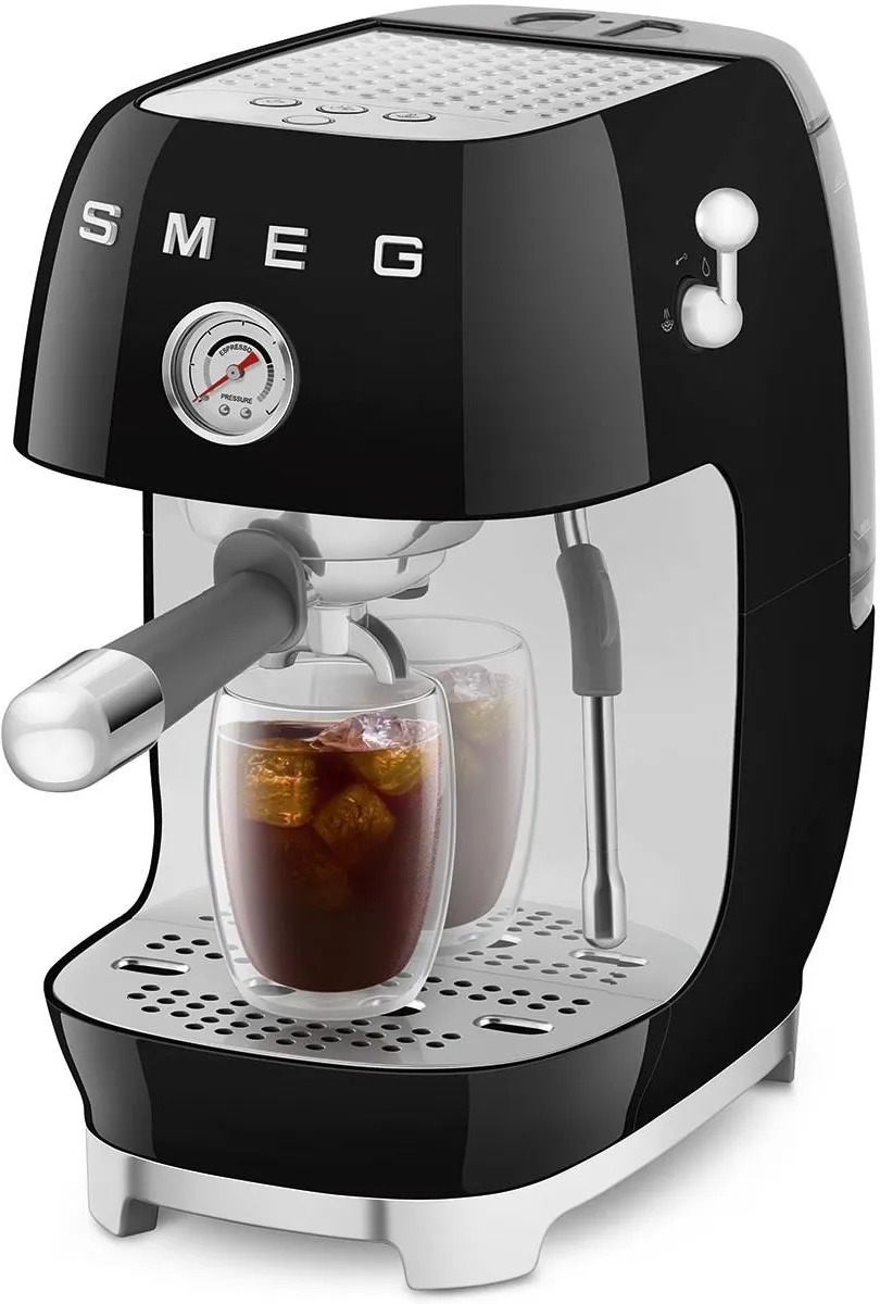 Кофемашина Smeg ECF03, черная