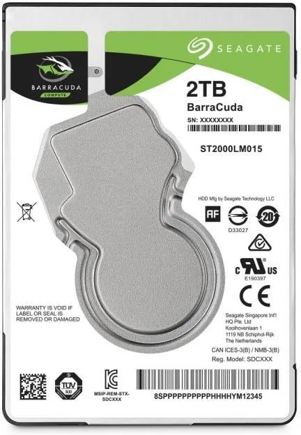 Жесткий диск Seagate Barracuda 2TB 2.5" ST2000LM015