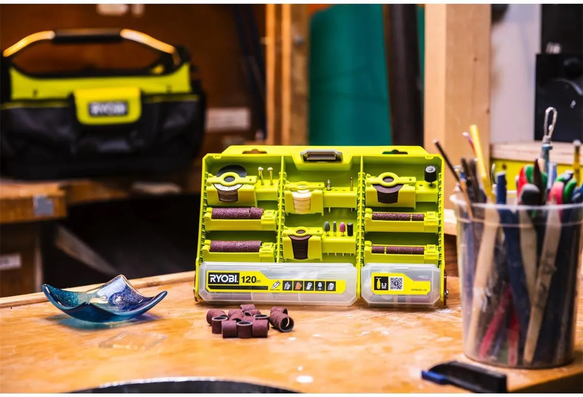 Аксессуары для мини-шлифовального станка RYOBI 120 шт. RAR800K-120
