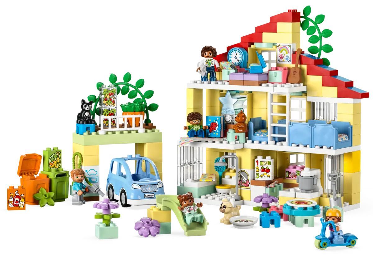 Конструктор LEGO DUPLO Town 10994 Семейный дом 3 в 1