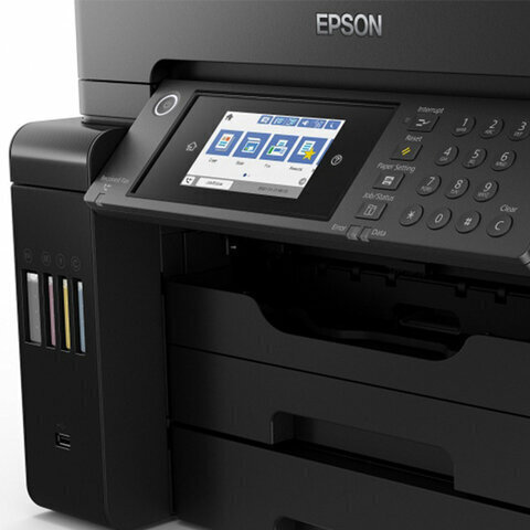 МФУ струйное Epson L15160, цветн., A3, черный