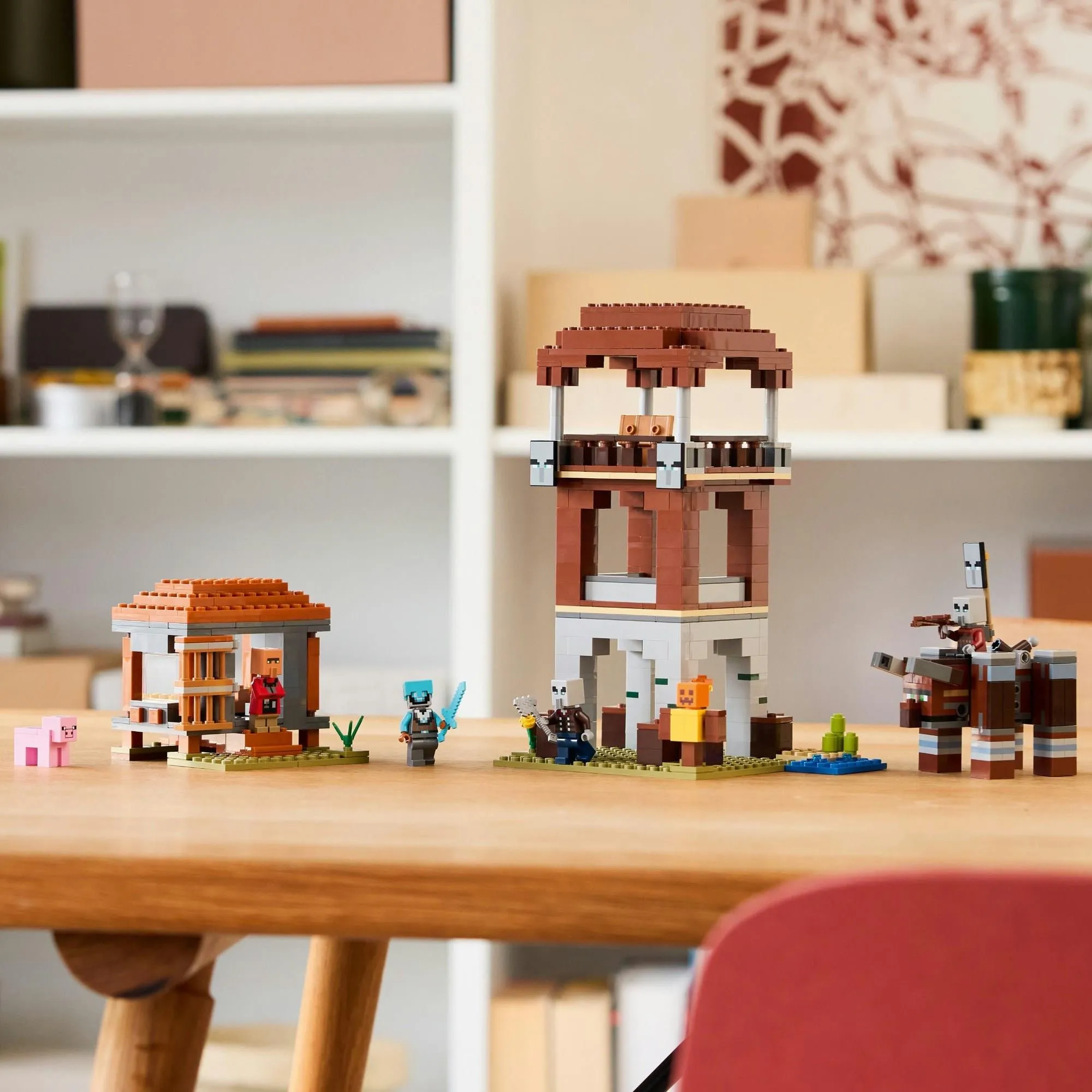Конструктор LEGO Minecraft 21278 Аванпост разбойников и разрушитель