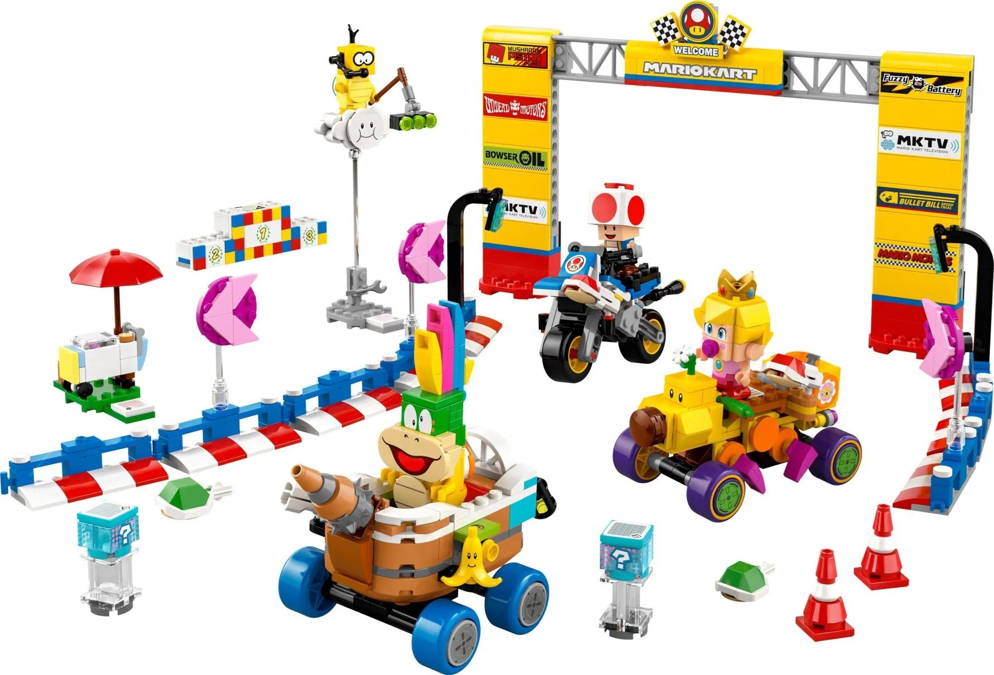 LEGO Super Mario 72036 Mario Kart — набор с Беби Пич и Гран-при