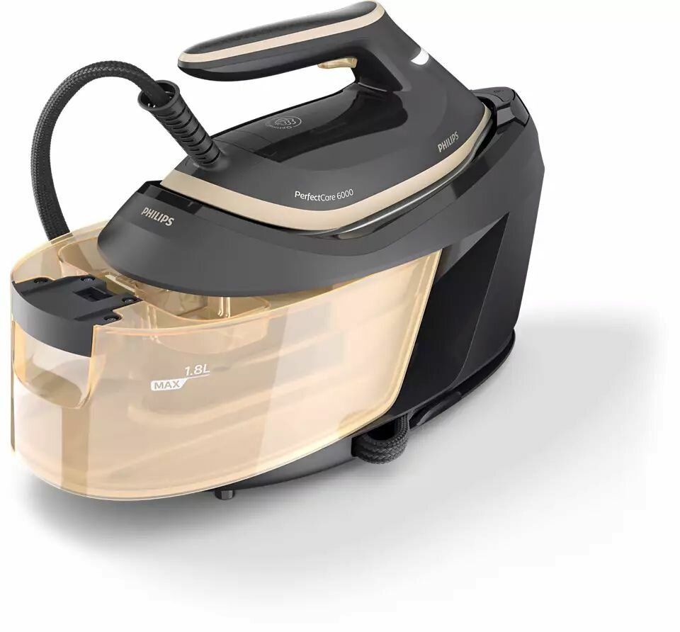 Парогенератор Philips PerfectCare 6000 PSG6064/80, черный, золотистый, Нидерланды