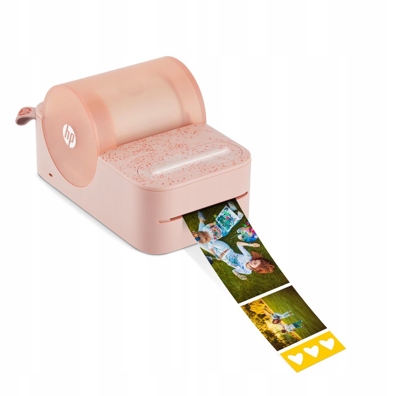 Портативный цветной принтер HP Sprocket Panorama Instant, розовый
