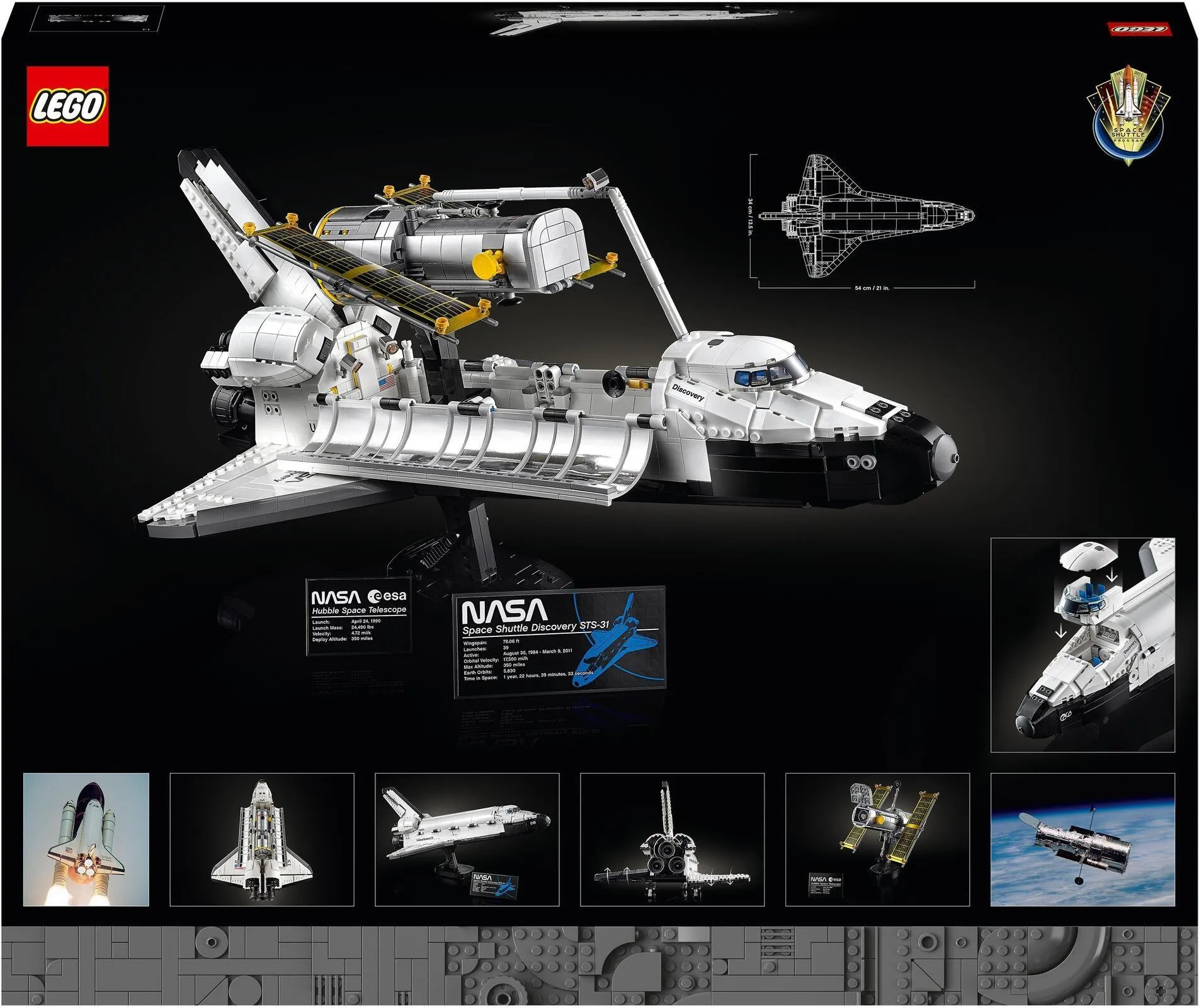 LEGO ICONS 10283 Космический шаттл NASA «Дискавери»