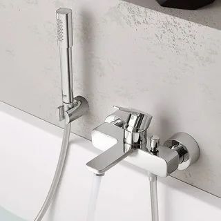 Однорычажный смеситель для ванны Grohe Lineare 33850001 хром