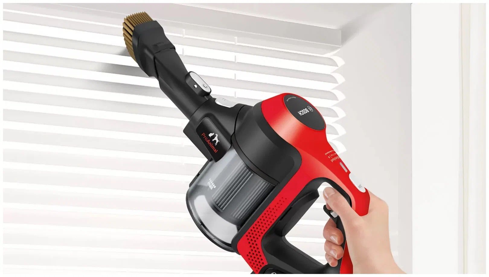 Пылесос Bosch BCS61PET ProAnimal, красный