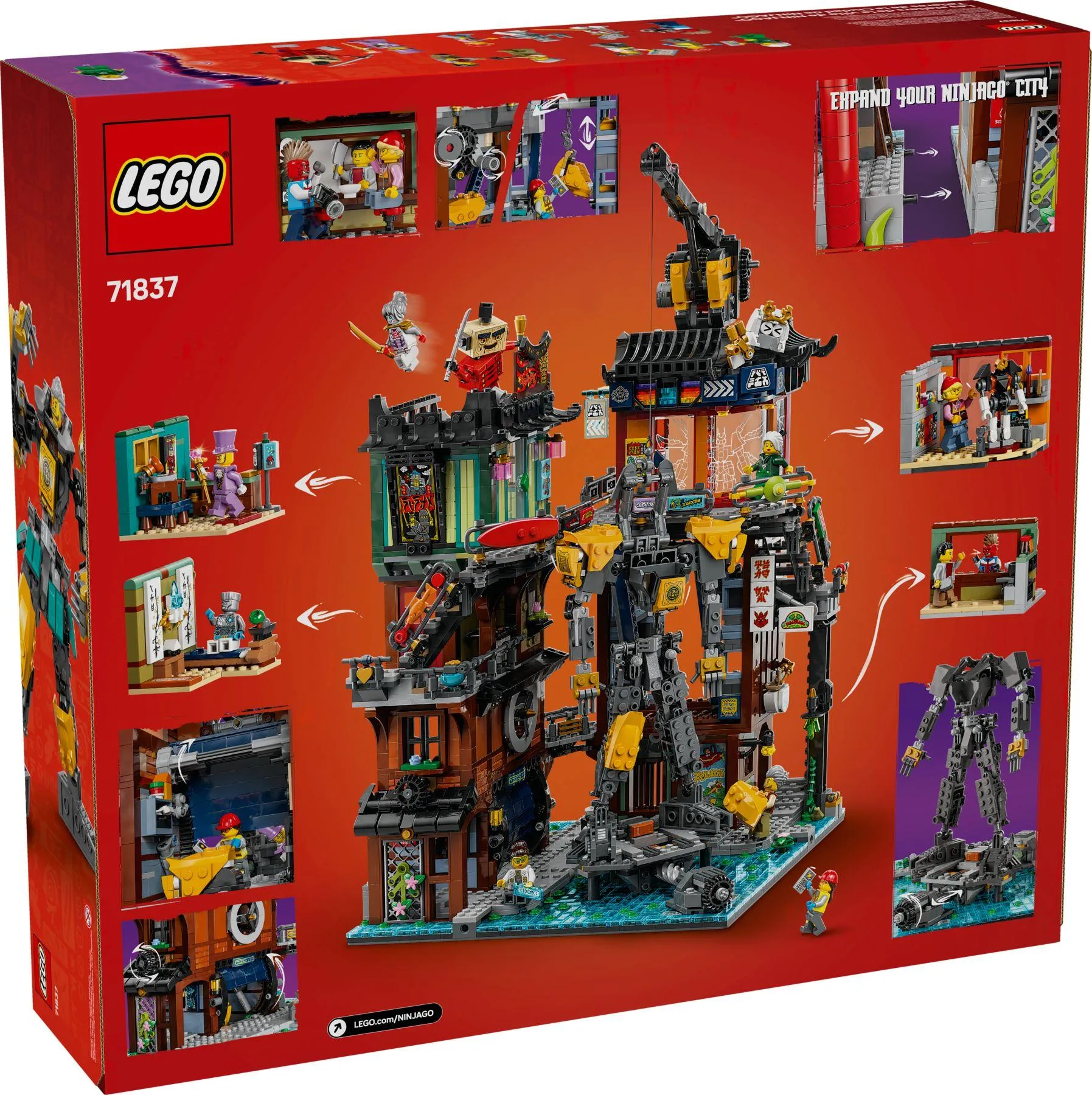 Конструктор LEGO Ninjago 71837 Мастерская в городе НИНДЗЯГО