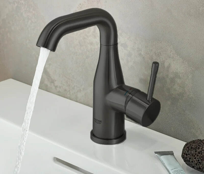 Смеситель для раковины Grohe Essence 24176KF1 черный