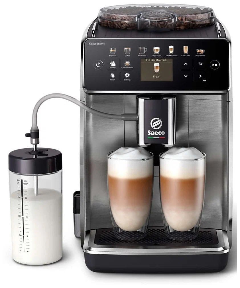 Кофемашина Saeco GranAroma SM6585/00, нержавеющая сталь