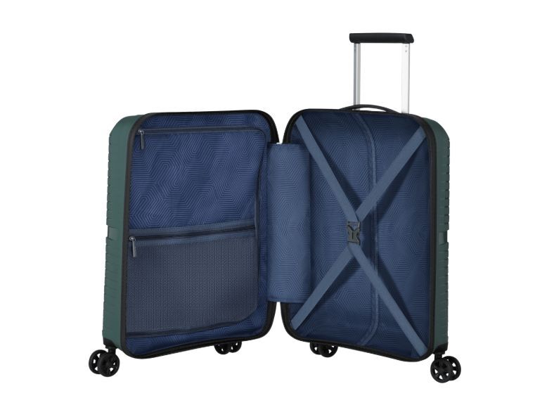 American Tourister Airconic Чемодан 55 см зеленый/оранжевый