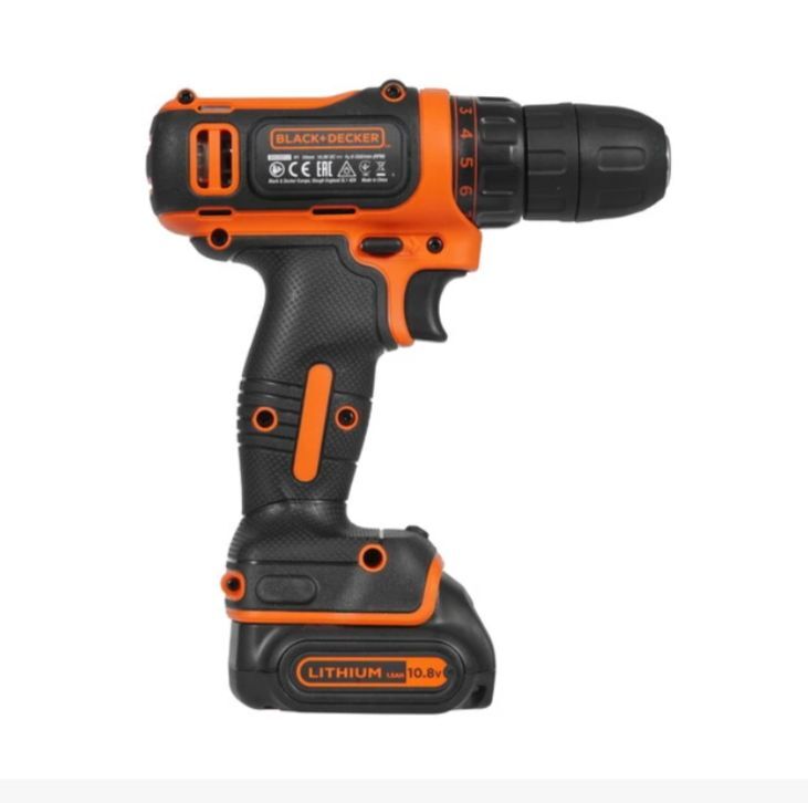 Дрель-шуруповерт Black&Decker BDCDD12-QW