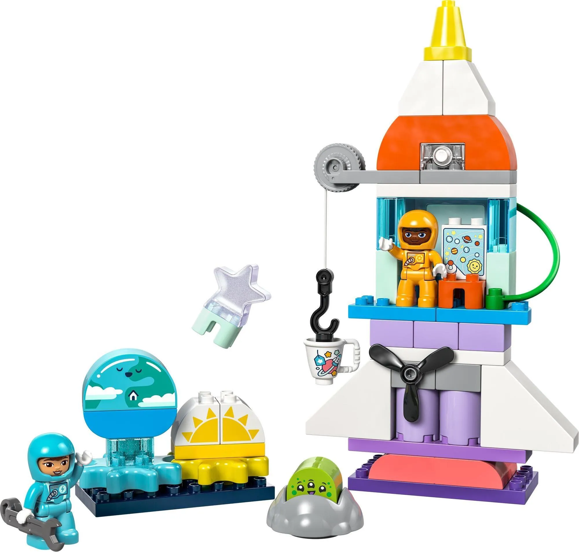 Конструктор LEGO DUPLO Town 10422 Приключения на космическом шаттле 3 в 1