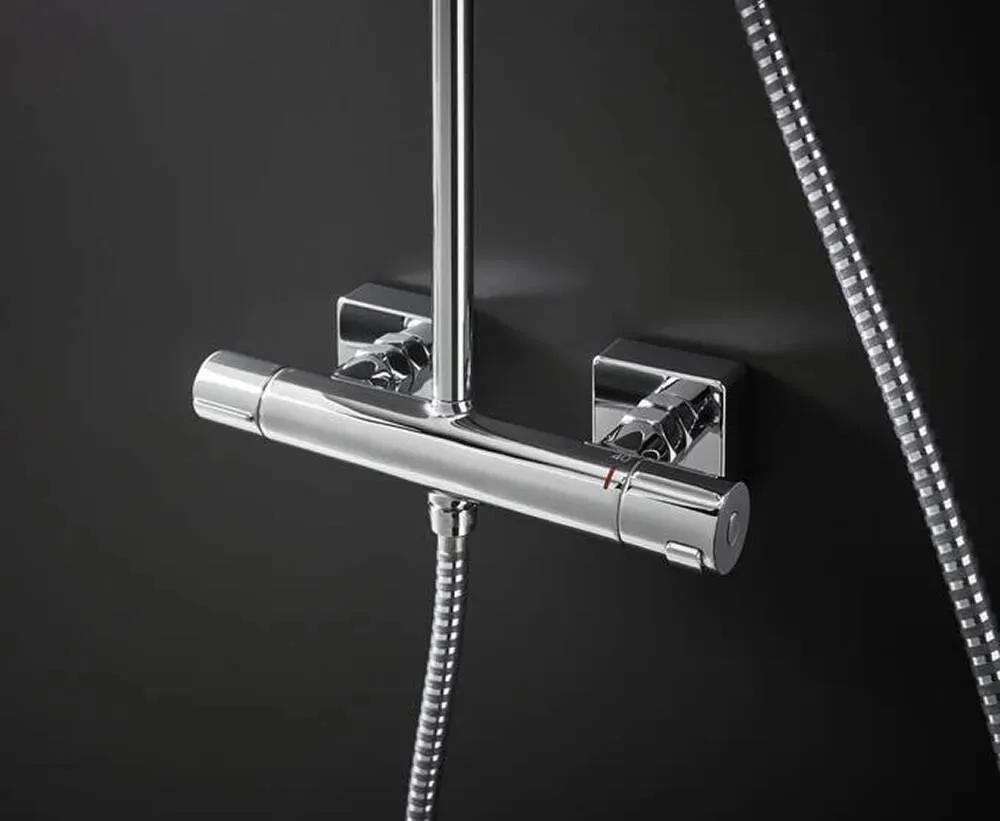 Душевая система Hansgrohe Vernis Shape 230 1jet с термостатом хром 26097000