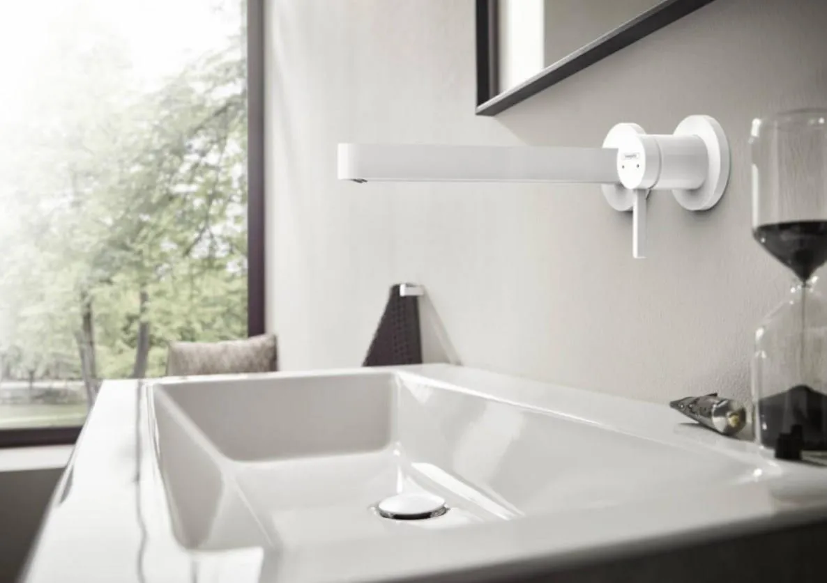 Смеситель Hansgrohe Finoris белый матовый 76050700