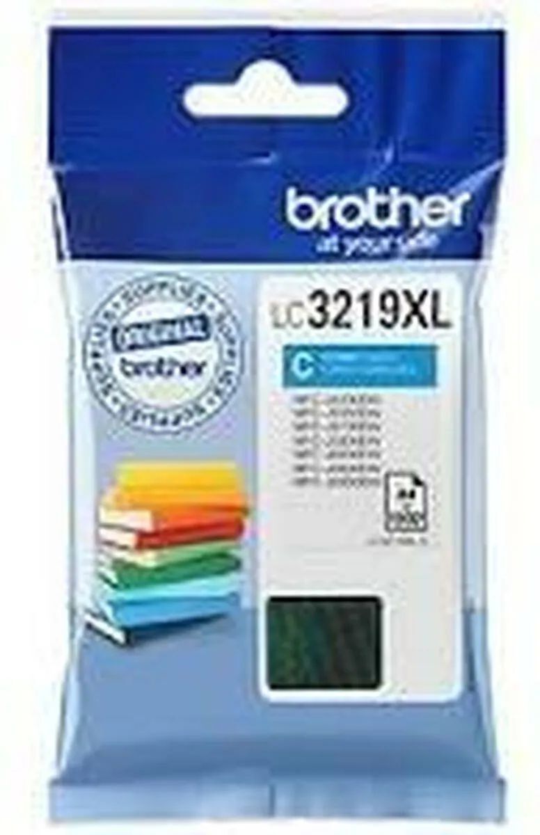 Чернильный картридж Brother LC-3219XLC синий 5шт.