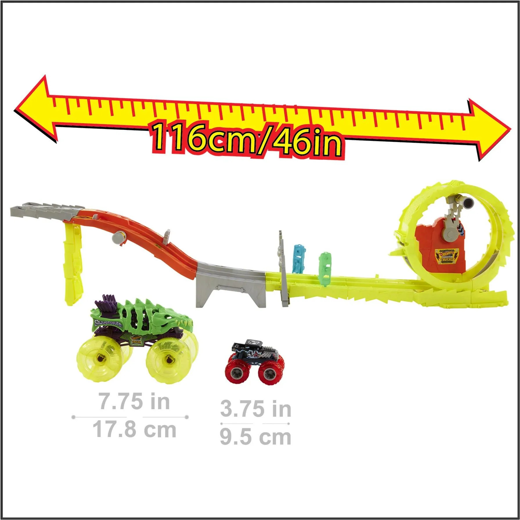 Hot Wheels Power Smashers «Ультрагонка — испытание», игровой набор (HXT05)