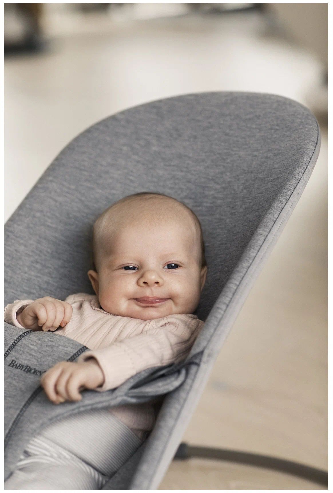 Шезлонг BABYBJORN BLISS 3D Jersey, серый