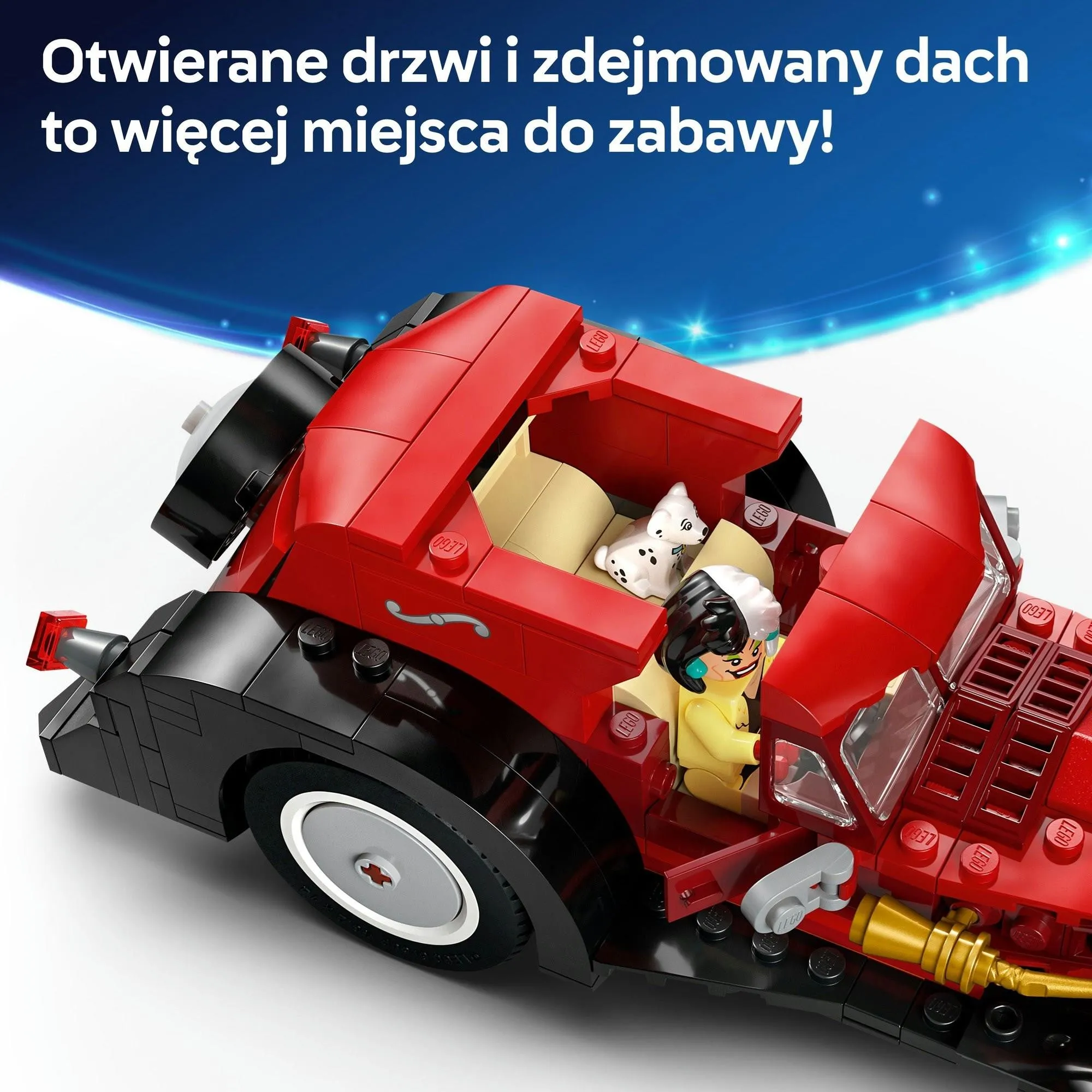 Конструктор LEGO Disney 43277 автомобиль Cruelli De Mon