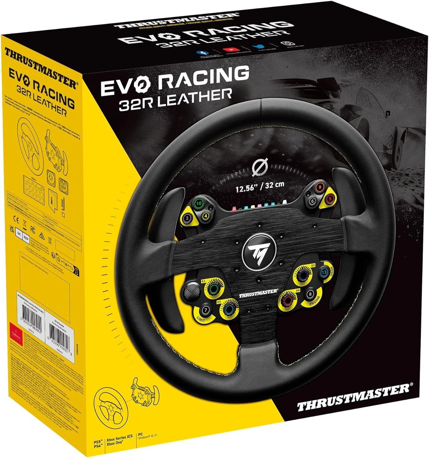 Кожаный руль Thrustmaster EVO Racing 32R Leather