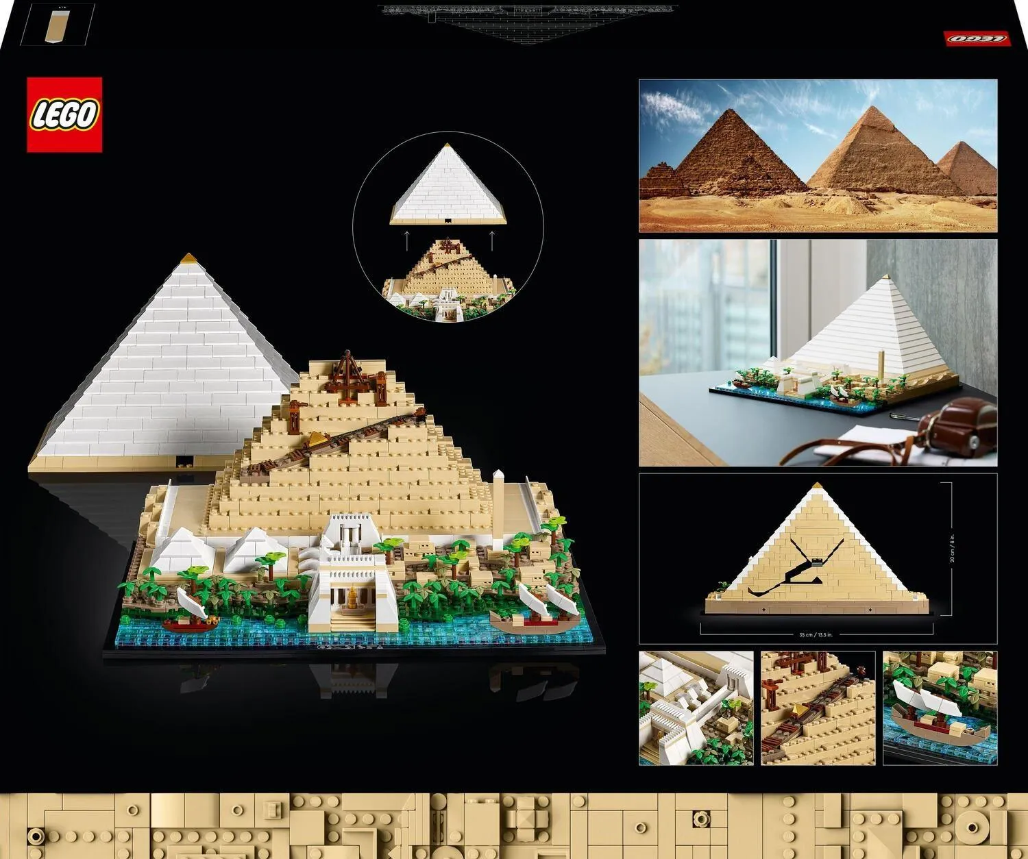 Конструктор LEGO Architecture 21058 Пирамида Хеопса