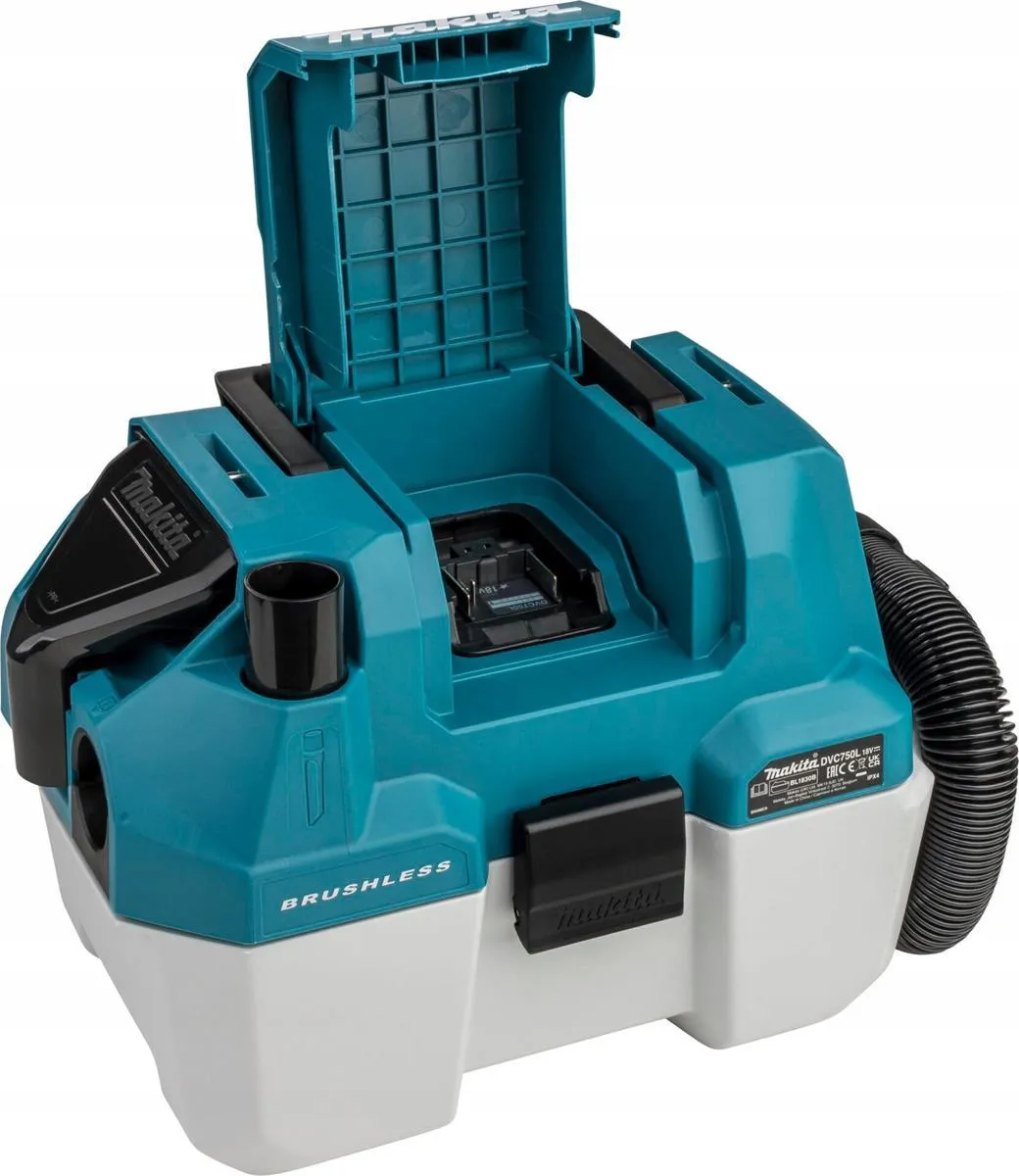Аккумуляторный пылесос Makita DVC750LZX3 18 В, без АКБ и ЗУ