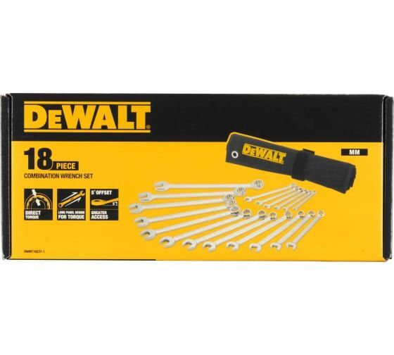 DEWALT набор из 18-ТИ комбинированных ключей DWMT19237-1