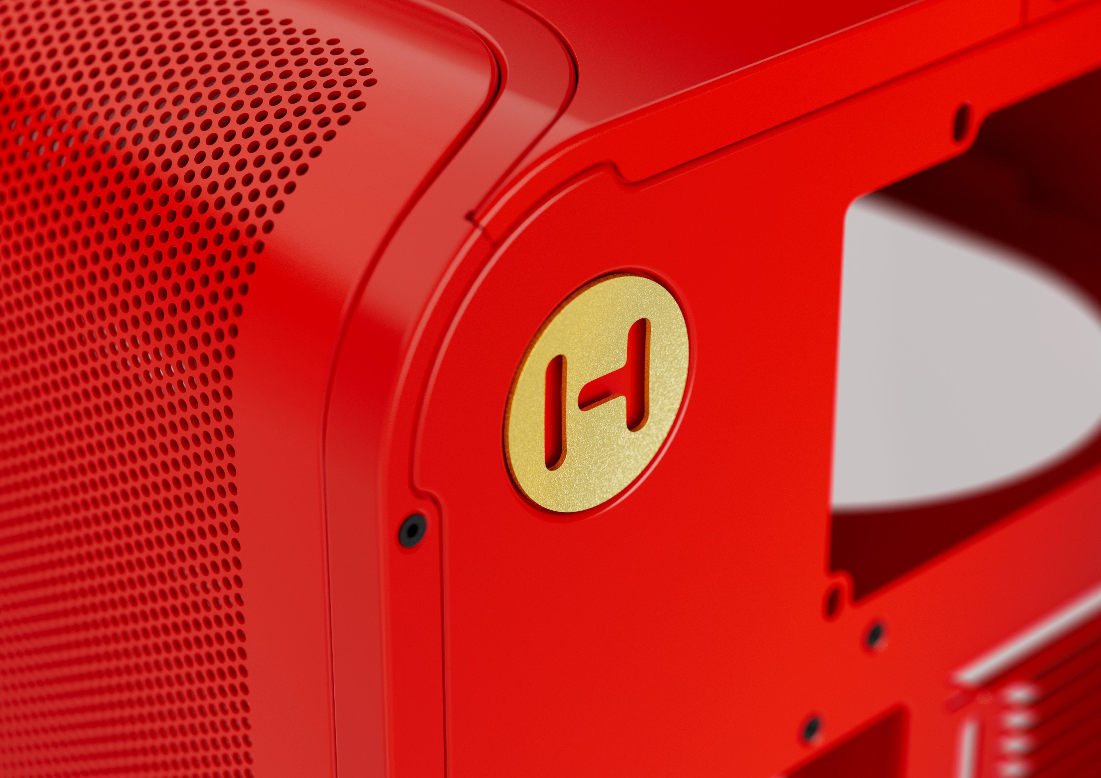 Компьютерный корпус HYTE X50 Red (CSHYTEX50GRR)