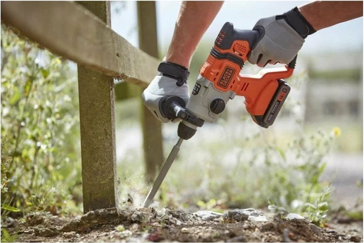 Перфоратор аккумуляторный BLACK+DECKER BCD900B, без аккумулятора