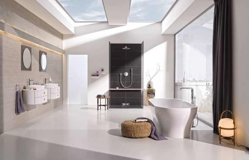 Смеситель для ванны напольный Grohe Essence 23491001