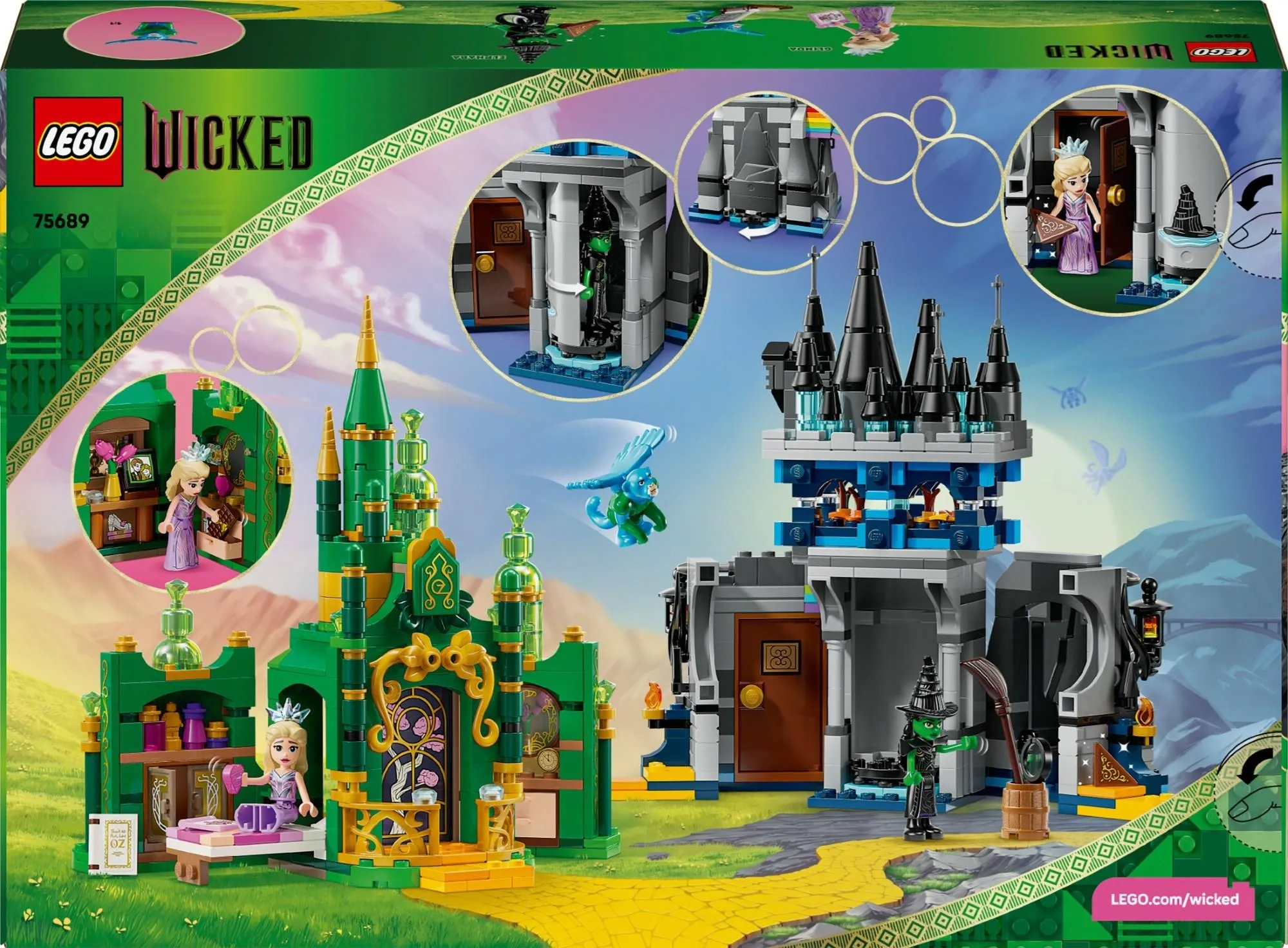 Конструктор LEGO Wicked 75689 Изумрудный город и замок Киамо Ко