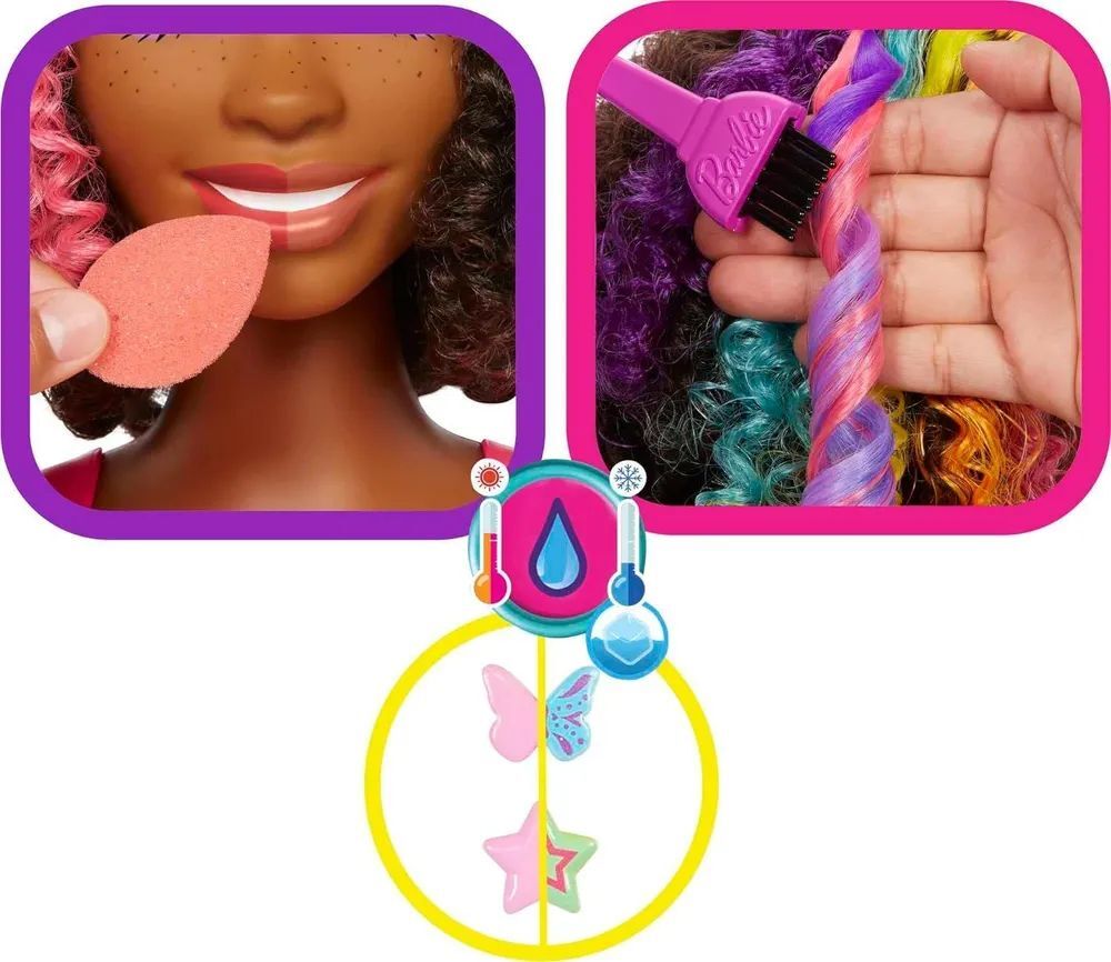 Кукла Barbie Styling Head with Color Reveal (HMD79)