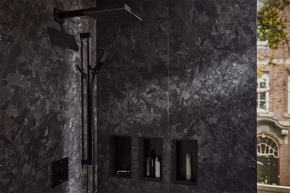 Кронштейн (душевое плечо) Hansgrohe E, черный матовый 24337670