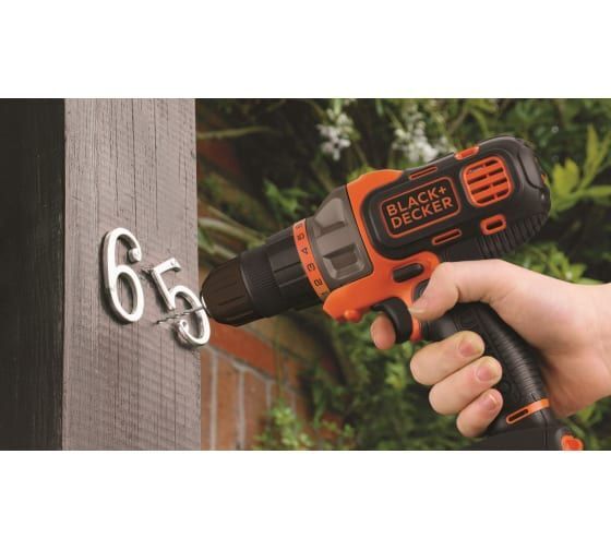 Аккумуляторная ударная дрель-шуруповерт BLACK+DECKER MT218K-QW, 1.5Ач