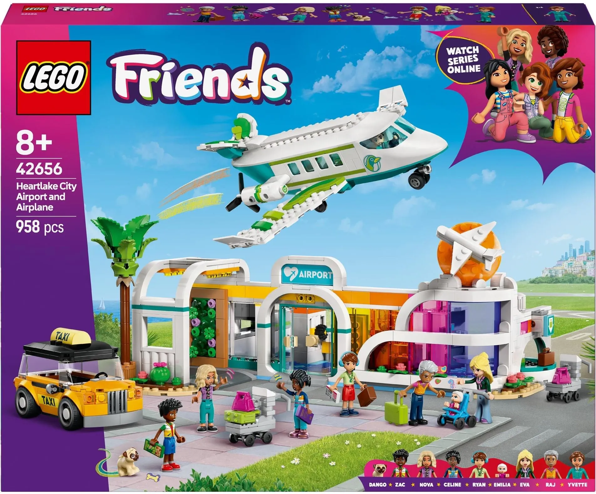 LEGO Friends 42656 Самолёт и аэропорт в городе Хартлейк-Сити