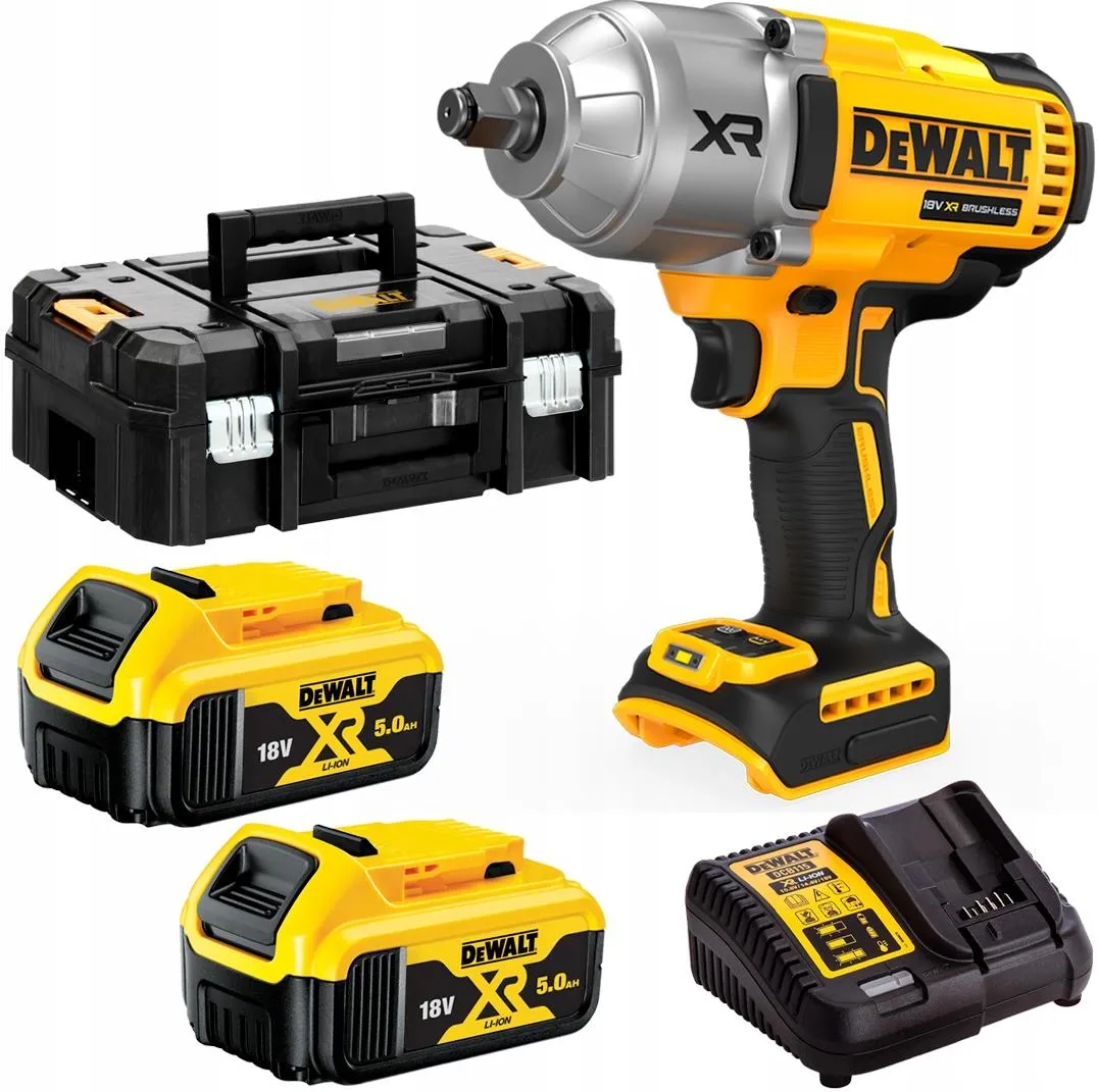 Аккумуляторный ударный гайковёрт DeWalt DCF900P2T-QW